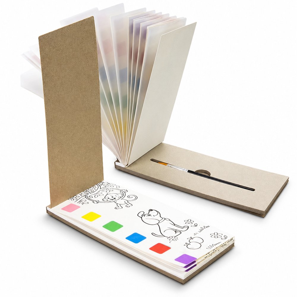 Watercolour Bookmark Pads (12 Tear-Off Pages)