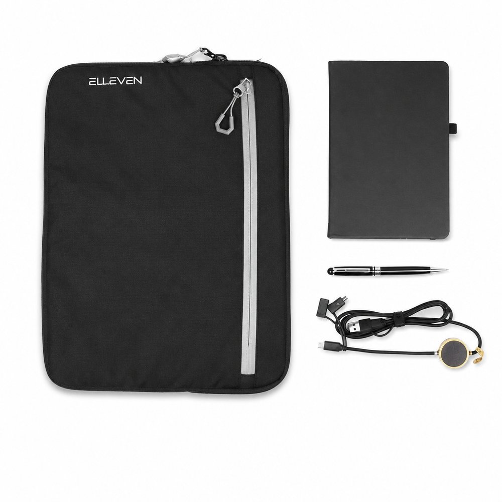 Work From Home Office Packs (Laptop Sleeve, JournalBook, Pen & Cable)