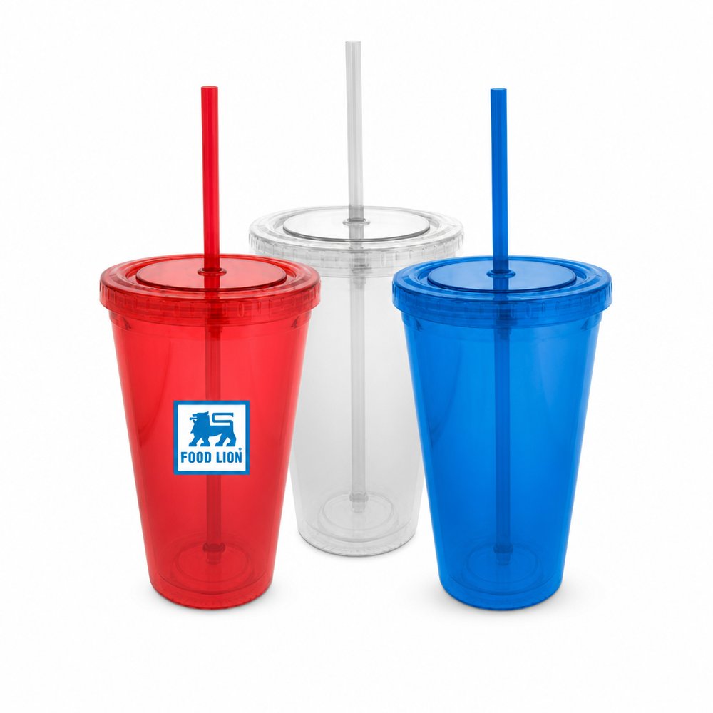 Classic Double Wall Acrylic Sipper Cup - 473ml