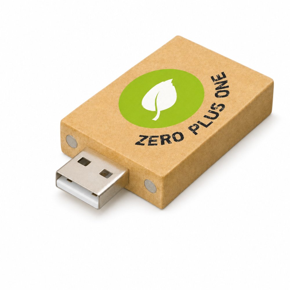 Branded Eco-Friendly Recycled USB Flash Drive 2GB