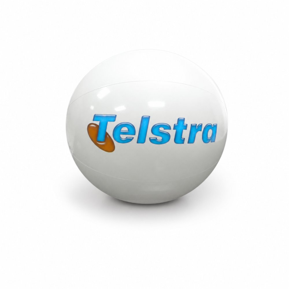 Branded Beach Balls 30cm — Custom Print Inflatables