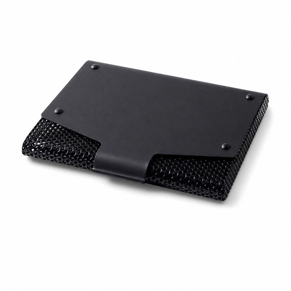Industrial Metal Mesh Business Card Holder