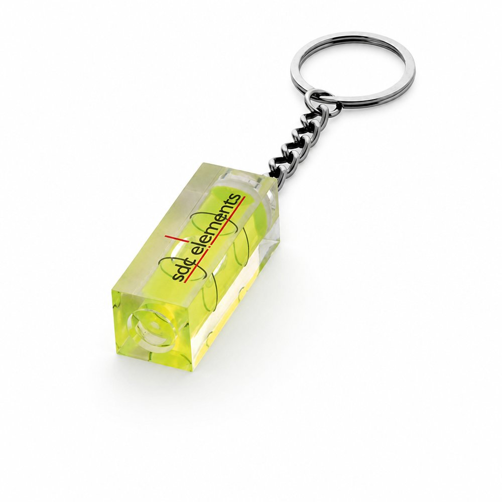Pocket Spirit Level Trade Promotional Keychain