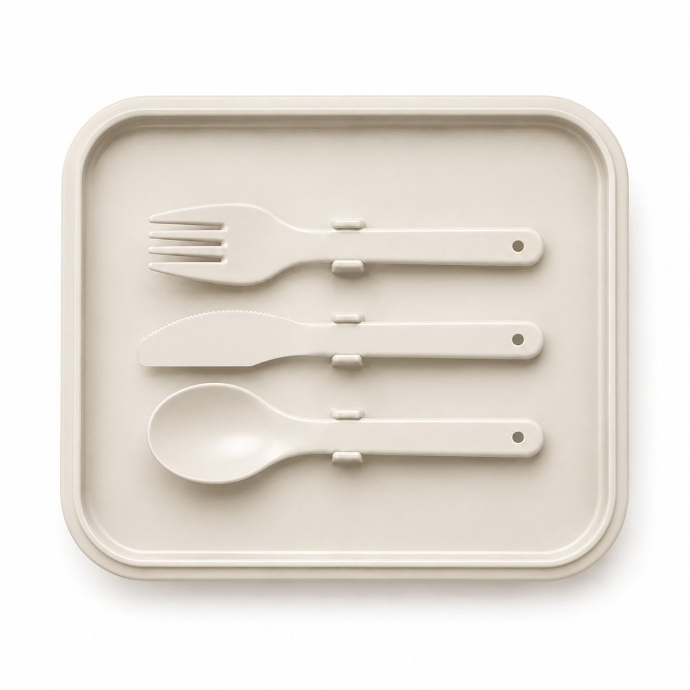 Stack & Go Two-Tier Lunchbox with Cutlery