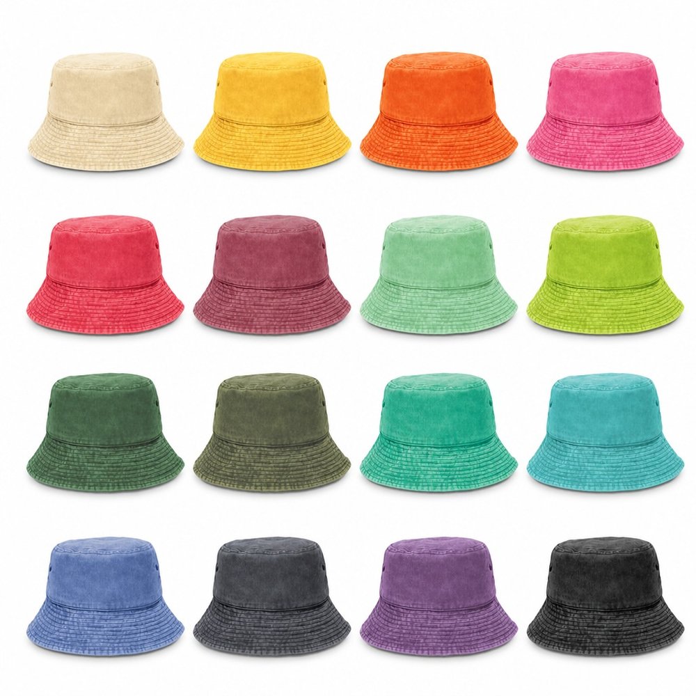 Bondi Washed Cotton Bucket Hat