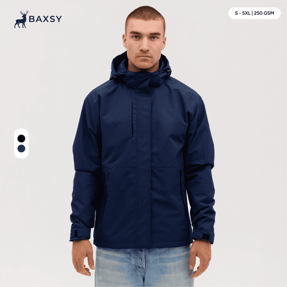 Utility Jacket with Removable Hood