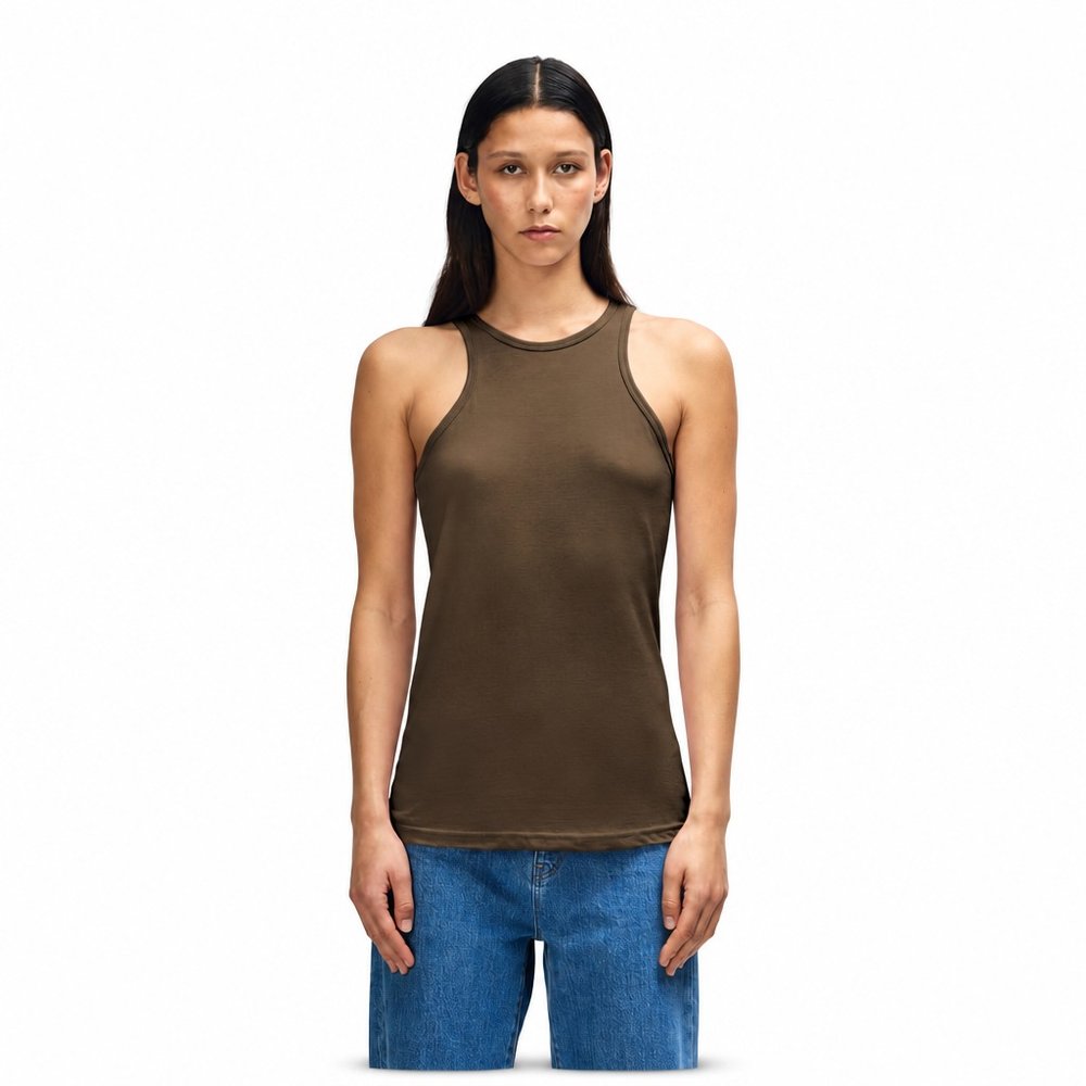 American Apparel CVC Womens Racerneck Tank
