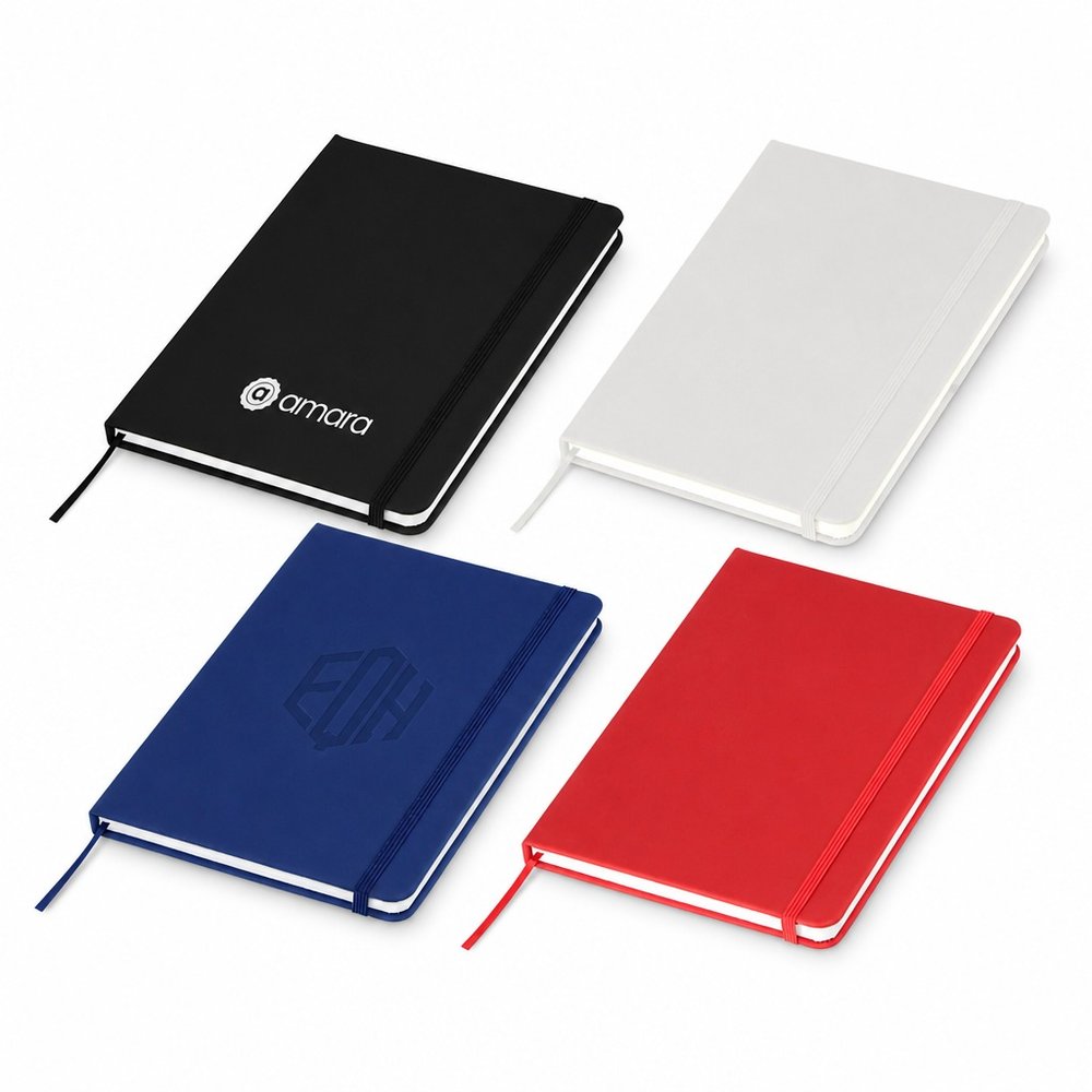 Essentials A5 Notebook — Hardcover Vegan Leather