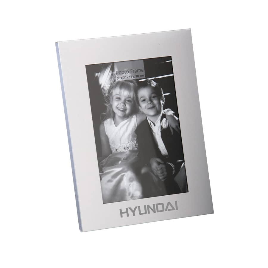 Classic Aluminium Photo Frame in Brushed Silver